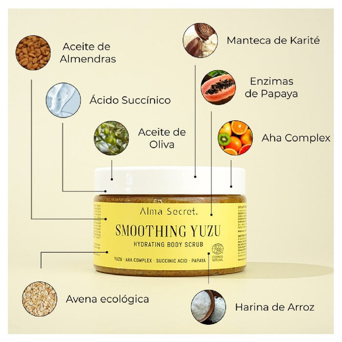 Exfoliant Corporel au Yuzu Smoothing 250 ml - Alma Secret - 3