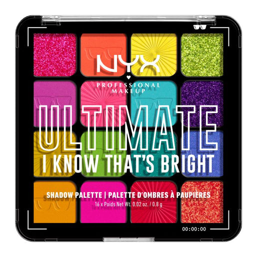 Palette d'ombres Ultimate Shadow - Nyx : I know that&amp;#039;s bright - 1