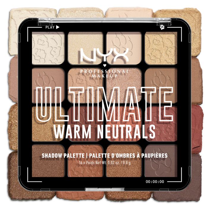 Palette d'ombres Ultimate Shadow - Nyx : Warm Neutrals - 1