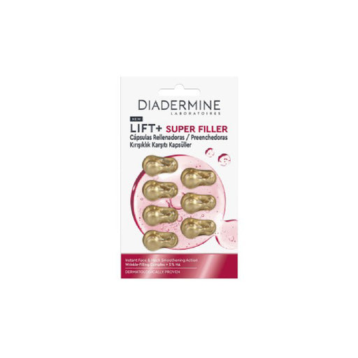 Capsules de lisseur de comblement Lift + Super pour visage et cou 7 U - Diadermine - 1