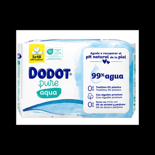 Total Soin Pur 99% Eau Lingettes Humides 144 pcs - Dodot - 1