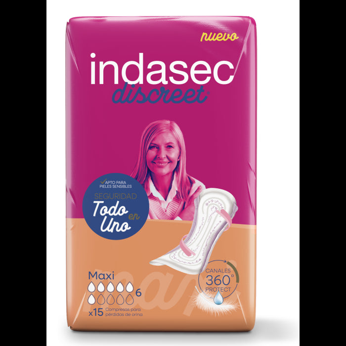 Serviettes Maxi pour les fuites urinaires - Indasec - 1