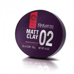 Matt Clay Argile mate tenue moyenne 125 ml - Salerm - 1