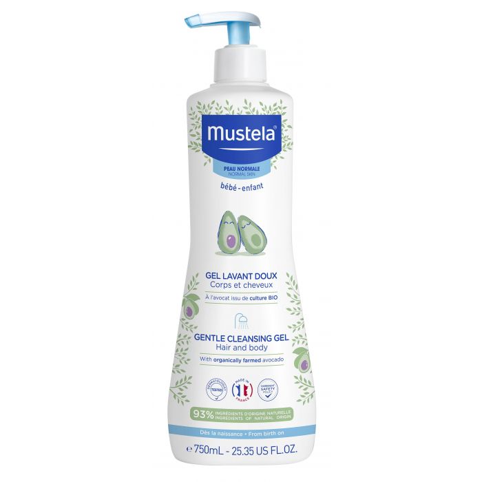 Gel Doux pour Bébés - Mustela : 750 ml - 1