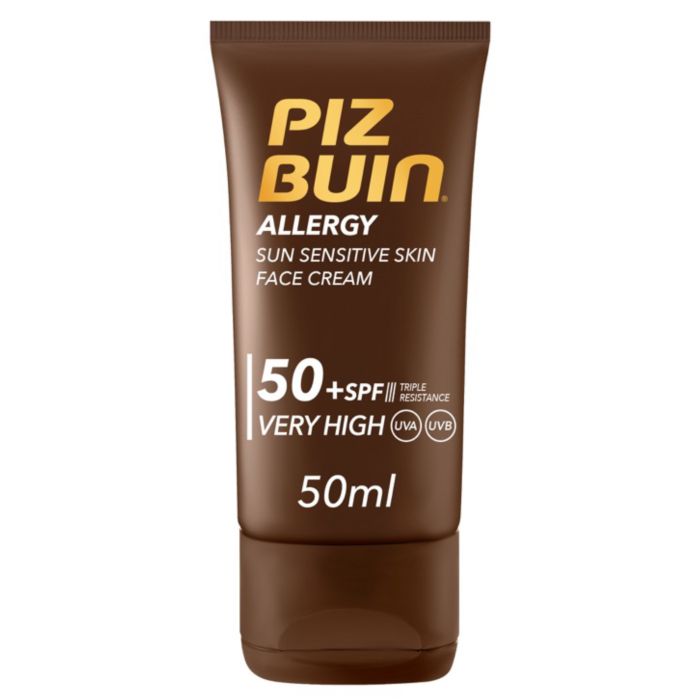 Crème Solaire Visage SPF50+ Allergy 50ml - Piz Buin - 1