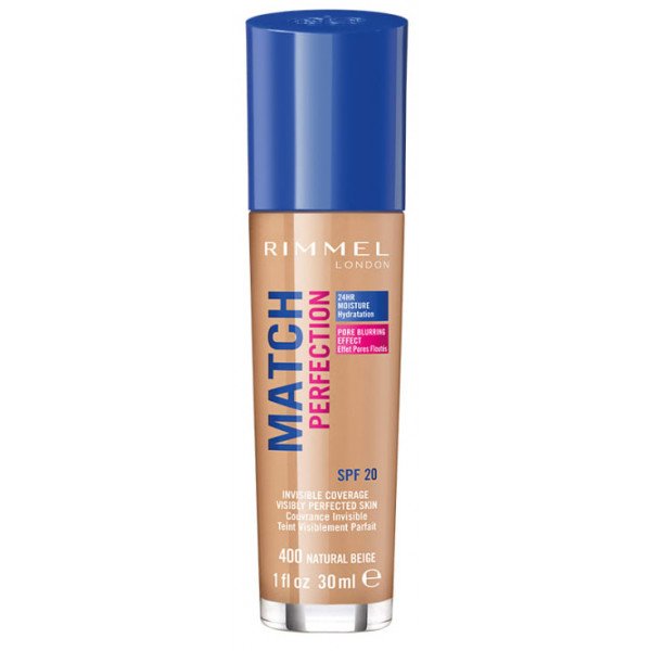 Match Perfection Foundation 400-natural Beige 30 ml - Rimmel London - 1