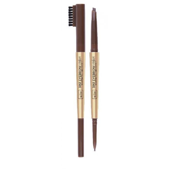 Crayon à Sourcils Styliste 3 en 1 - Wibo : Soft nr 1 - 1