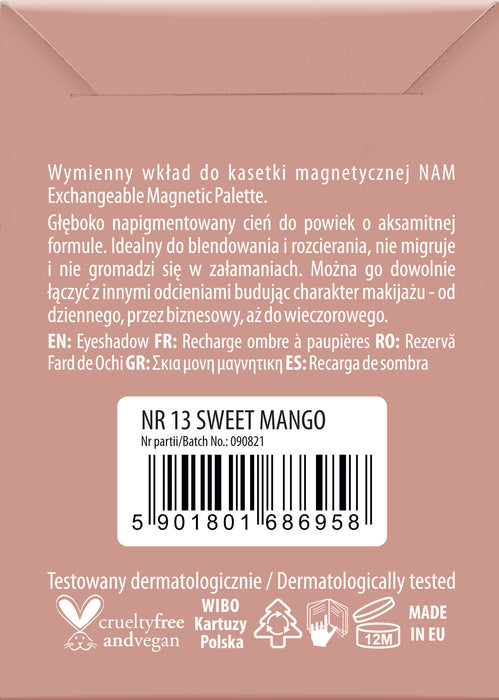 Eyeshadow - Matte - Sombra individual - Nam : nr 13 - 2