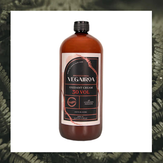 Crème décolorante et oxydante 30vol - 1000ml - Vegairoa - 1
