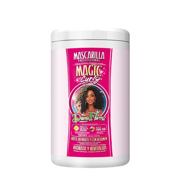 Pack Magic Curls: Shampooing 1000ml + Masque Capillaire 1000ml - Dona Flora - 3