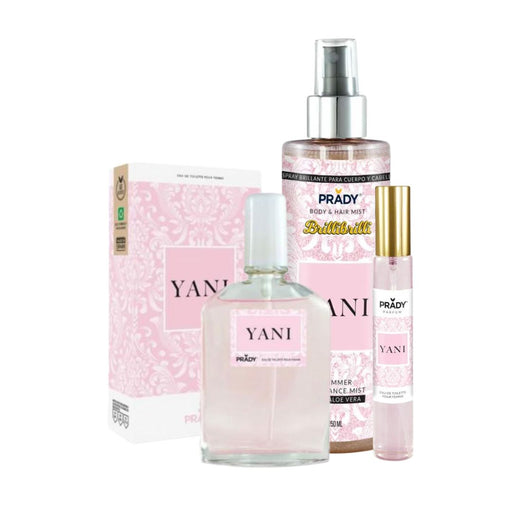 Pack Yani (parfum 90ml + parfum 33ml + body splash) - Prady - 1