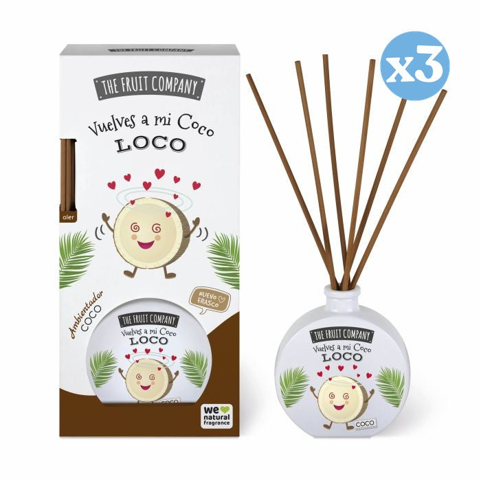 Pack 3x - Diffuseur Mikado 40 ml - Coco - The Fruit Company - The Fruit Company - 1