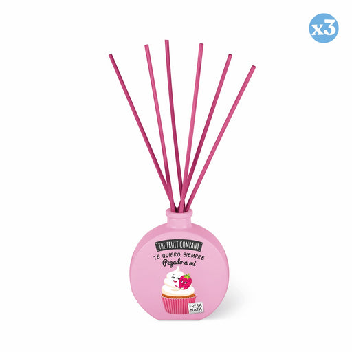 Pack 3x - Diffuseur Mikado 40 ml - Fraise Crème - The Fruit Company - The Fruit Company - 2