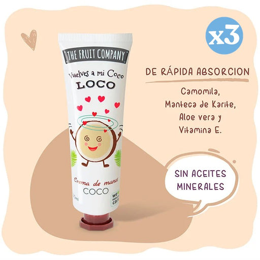 Pack 3x - CRÈME MAINS COCO TFC - The Fruit Company - 2