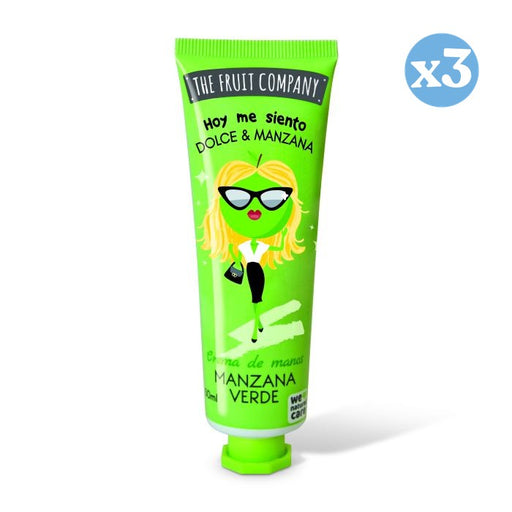 Pack 3x - Crème pour les mains 50 ml - Pomme verte - The Fruit Company - The Fruit Company - 1