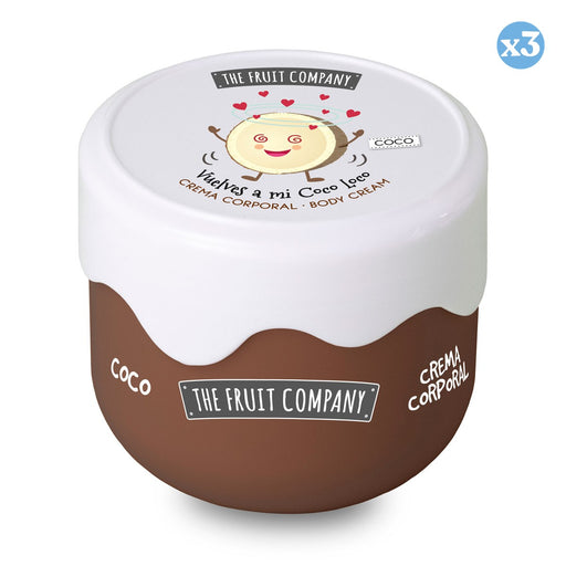 Pack 3x - Crème Corporelle - Coco - The Fruit Company - The Fruit Company - 1