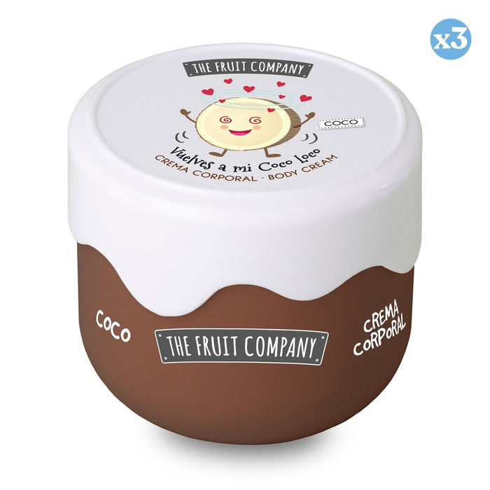 Pack 3x - Crème Corporelle - Coco - The Fruit Company - The Fruit Company - 1