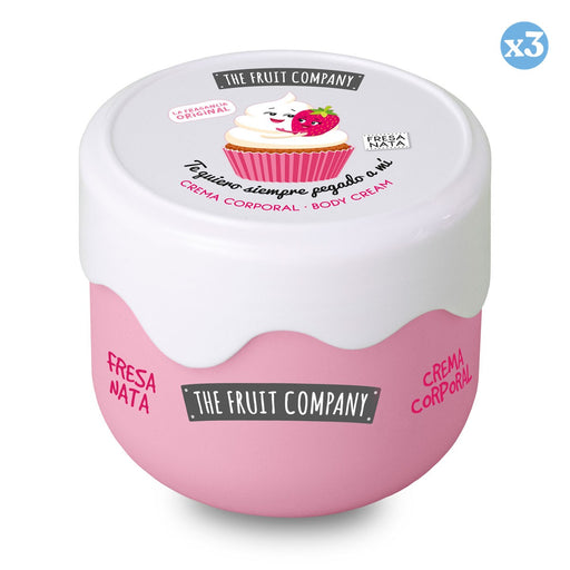 Pack 3x - Crème pour le corps Fraise Crème - The Fruit Company - The Fruit Company - 1