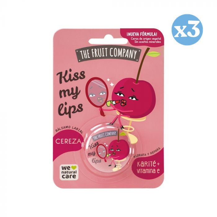 Pack 3x - Baume à lèvres Cerise - The Fruit Company - The Fruit Company - 1
