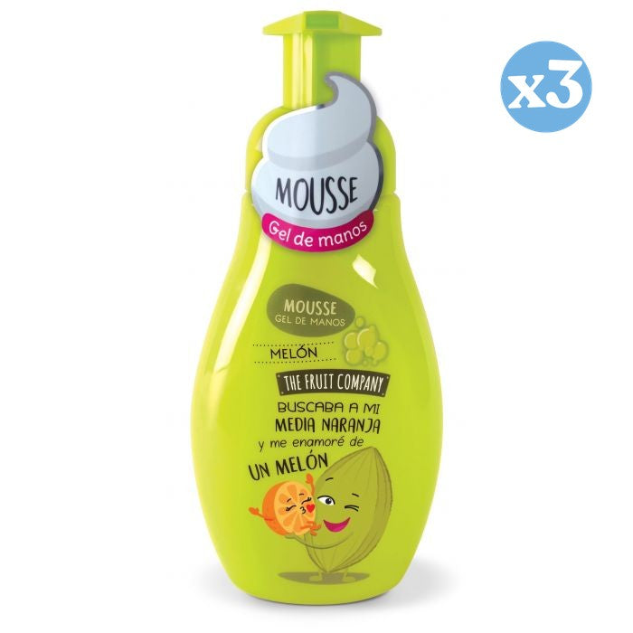 Pack 3x - Mousse Gel Mains Melon - The Fruit Company - The Fruit Company - 1