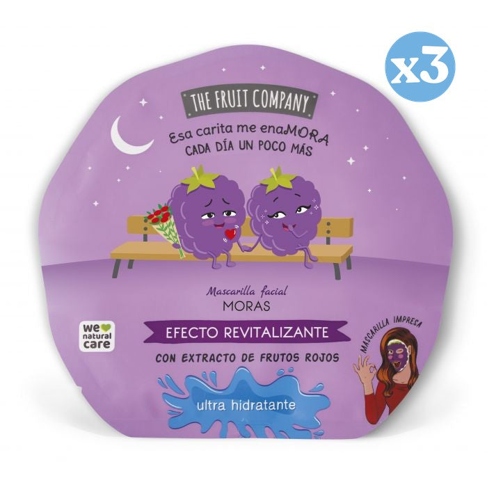 Pack 3x - Masque aux Mûres - The Fruit Company - The Fruit Company - 1