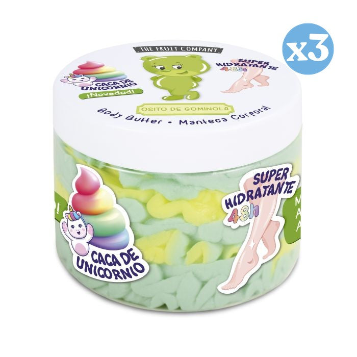 Pack 3x - BEURRE CORPOREL OURS EN GÉLATINE 250GR TFC - The Fruit Company - 1