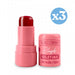 Pack 3x - 01 Gelée de Rouge à Lèvres et Joues - Pêche - The Fruit Company - 1