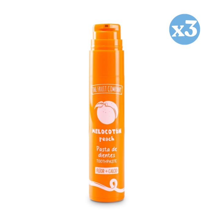 Pack 3x - Dentifrice aux Mûres Fluor + Calcium - The Fruit Company - 1