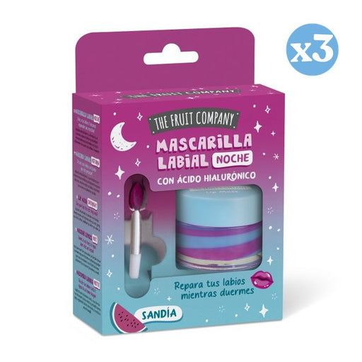 Pack 3x - Masque à lèvres à la pastèque - Acide hyaluronique 12ml - The Fruit Company - 1