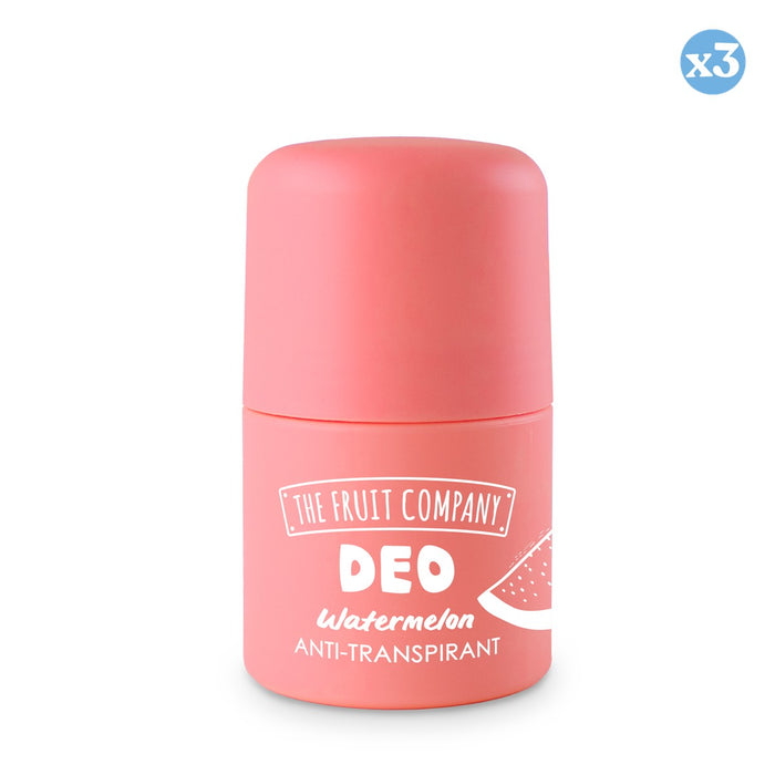 Lot de 3 - DÉODORANT ROLL-ON SANDIA ANTITRANSPIRANT TOUCHER DOUX - The Fruit Company - 1