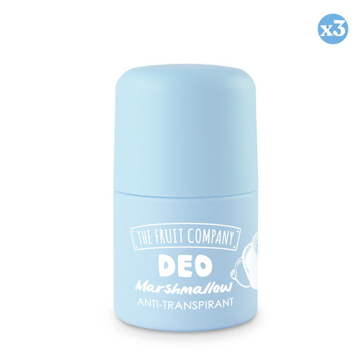 Pack 3x - DÉO ROLL ON NUAGE DE COULEURS ANTITRANSPIRANT SOFT TOUCH - The Fruit Company - 1