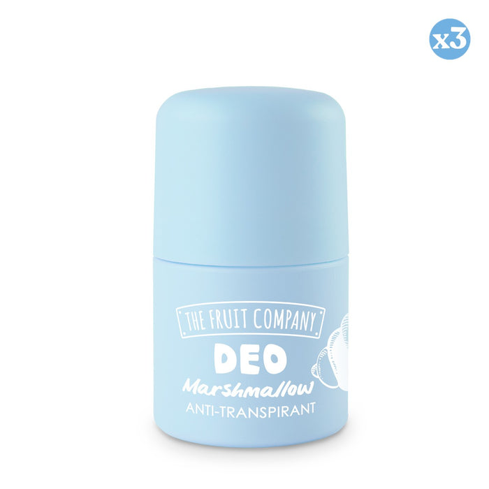 Pack 3x - DÉO ROLL ON NUAGE DE COULEURS ANTITRANSPIRANT SOFT TOUCH - The Fruit Company - 1