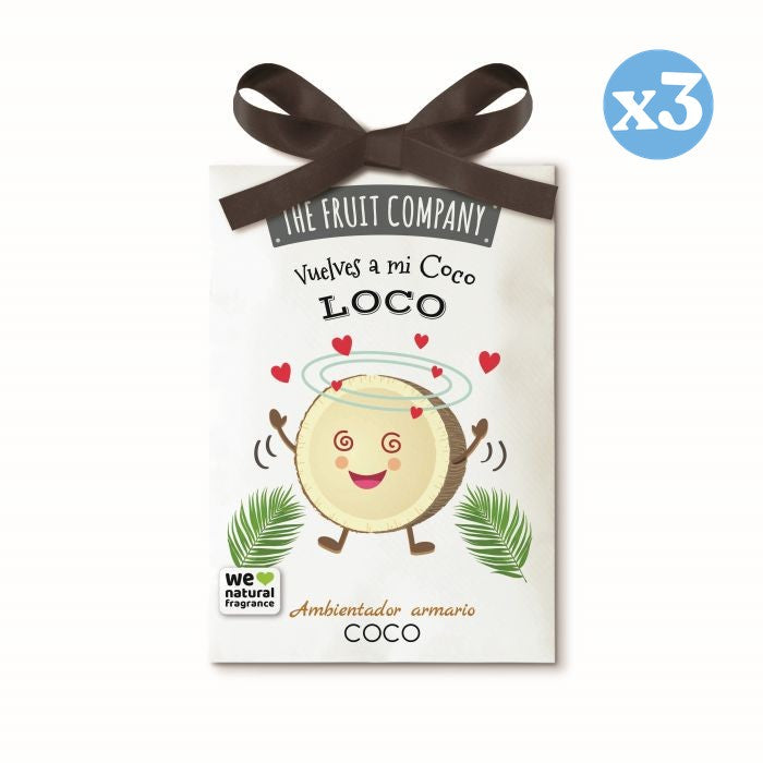 Pack 3x - Désodorisant armoire noix de coco - The Fruit Company - The Fruit Company - 1