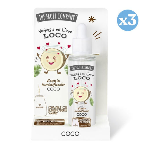 Pack 3x - Huile essentielle Fusion Coco Humidificateur: 50 ML - The Fruit Company - 1