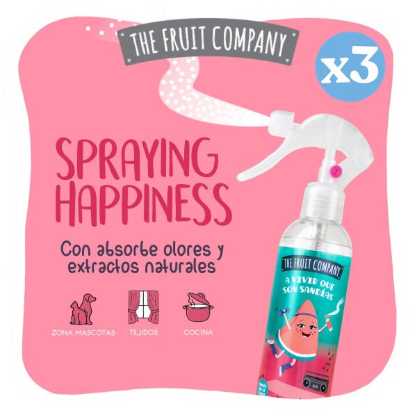 Pack 3x - Spray Multi-usages pour purificateur d'air - The Fruit Company - 2
