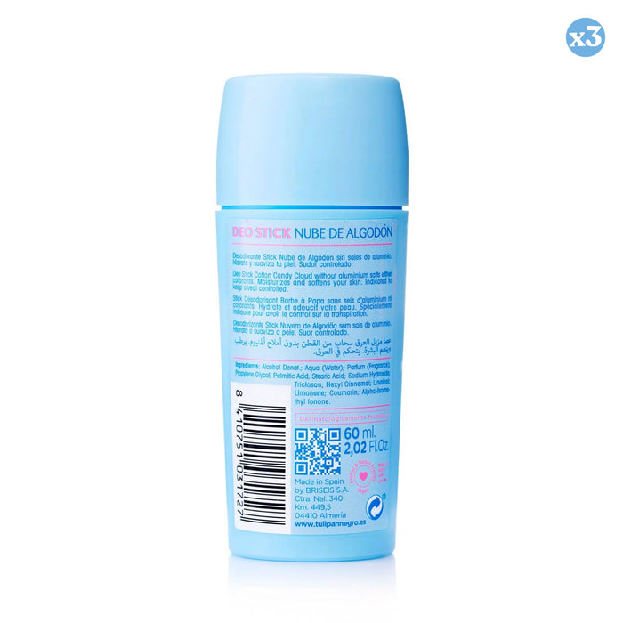 Pack 3x - Déodorant en stick nuage de coton - Tulipan Negro - 2