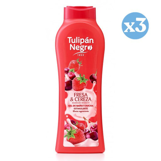 Pack 3x - Gel Passion fraise et cerise - Tulipan Negro - 1