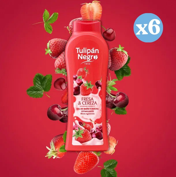 Pack 6x - Gel passion fraise et cerise - Tulipan Negro - 3