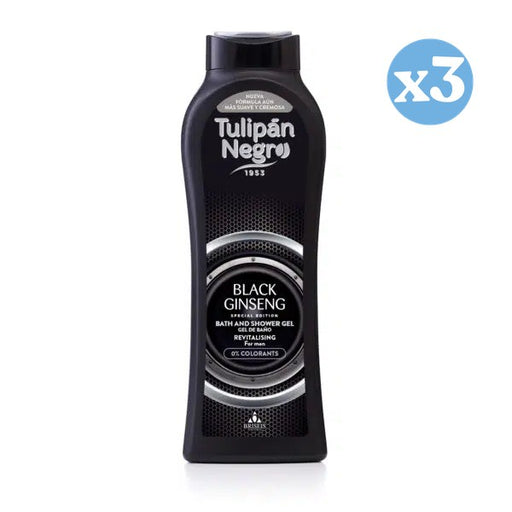 Pack 3x - Gel de luxe noir au ginseng - Tulipan Negro - 1