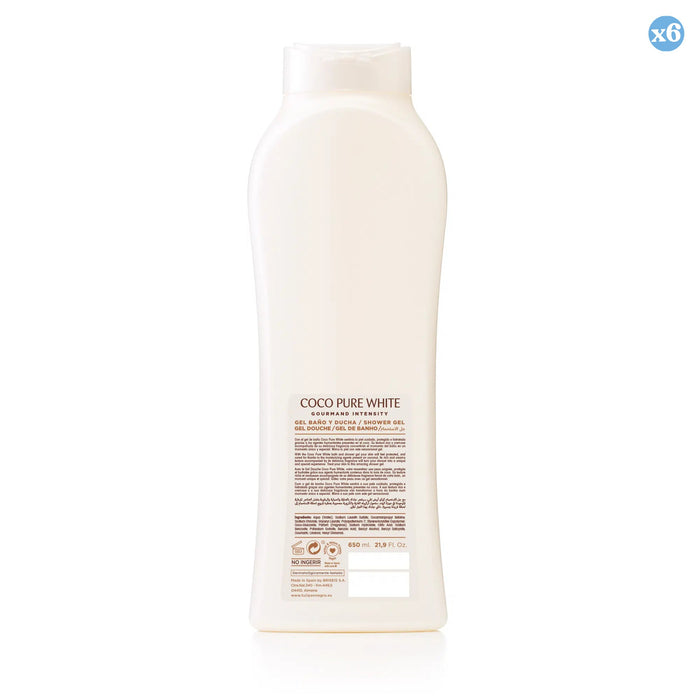 Pack 6x - Gel coco pur blanc - Tulipan Negro - 1