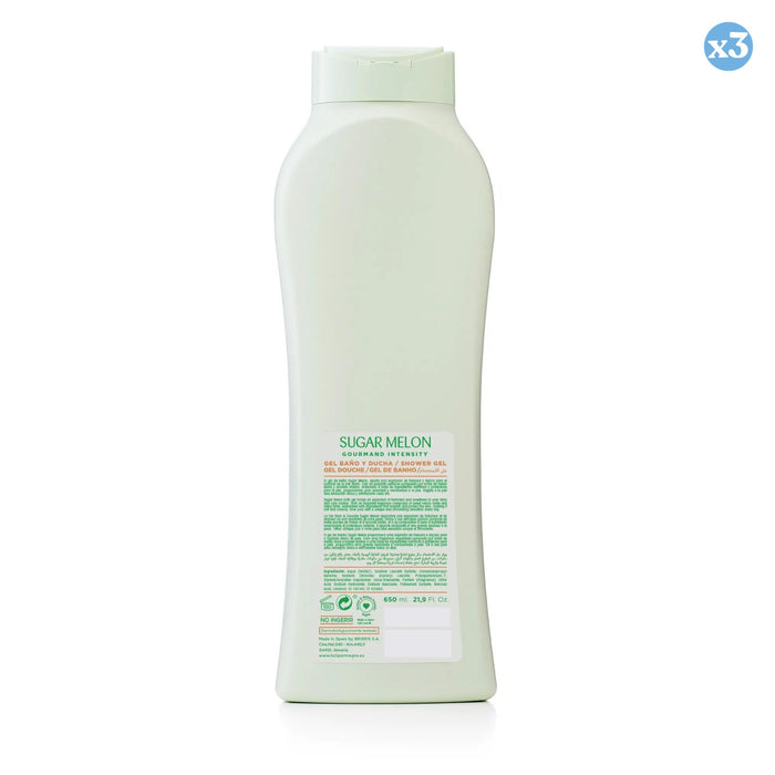 Pack 3x - Gel douche melon sucré - Tulipan Negro - 3