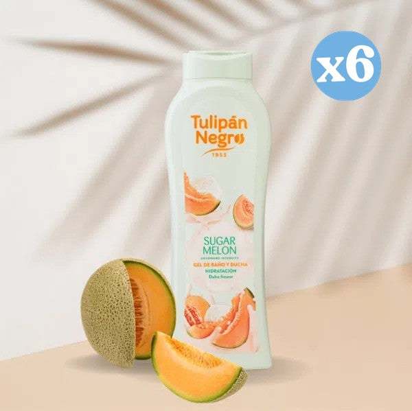 Pack 6x - Gel douche melon sucre - Tulipan Negro - 2