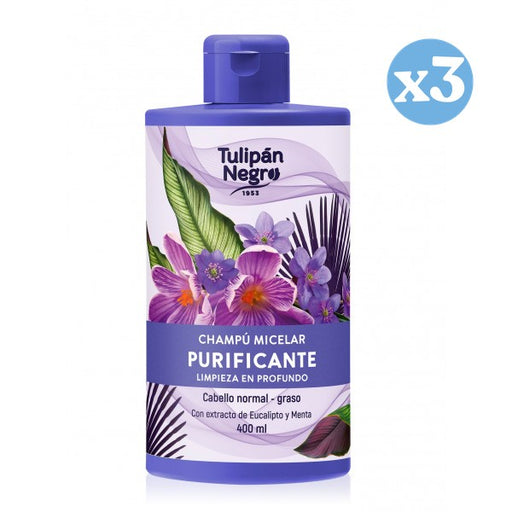 Pack 3x - Shampooing micellaire purifiant - Tulipan Negro - 1