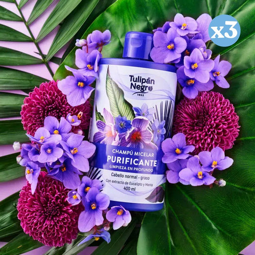 Pack 3x - Shampooing micellaire purifiant - Tulipan Negro - 2