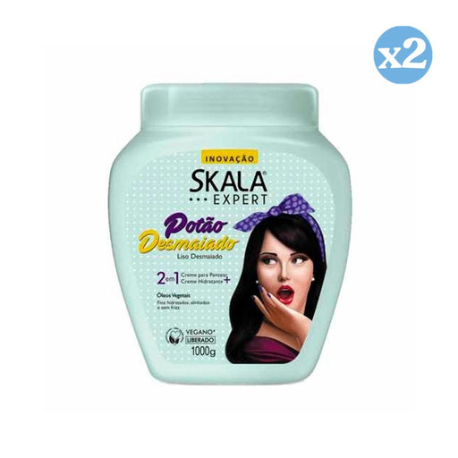 Pack 2x - CRÈME APRÈS-SHAMPOOING POTAO DÉMAQUILLANT 1000ML - Skala - 1