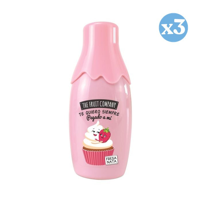 Pack 3x - Eau de Cologne à la fraise et à la crème - The Fruit Company - 1