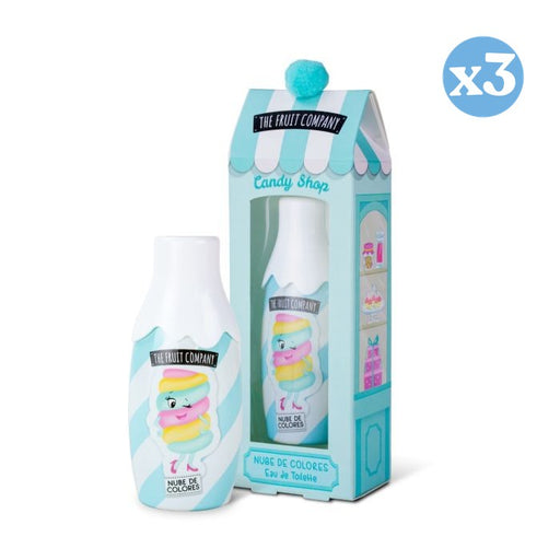 Pack 3x - Édition Candy Eau de Cologne Nuage de Couleurs - The Fruit Company - 1
