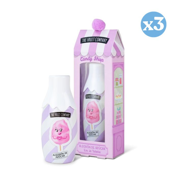 Pack 3x - Édition Candy Eau de Cologne Cotton Candy - The Fruit Company - 1