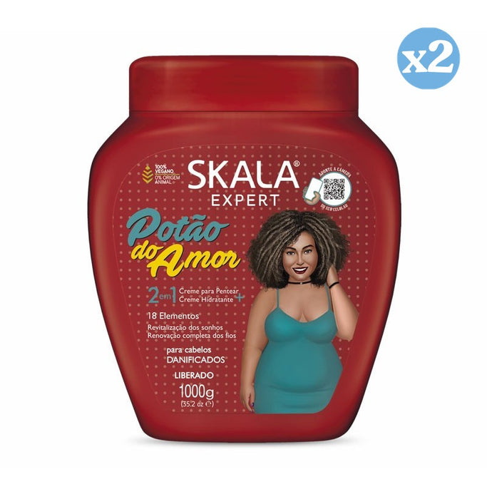 Pack 2x - CRÈME CONDITIONNEUR POTÃO DO AMOR 1000ML - Skala - 1