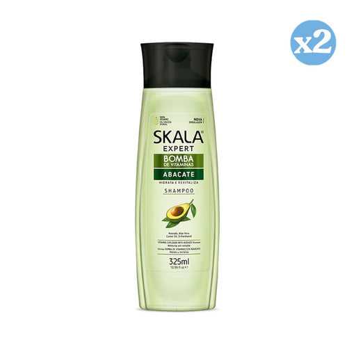 Pack 2x - Shampoing Vitamines Avocat 325 ml - Skala - 1